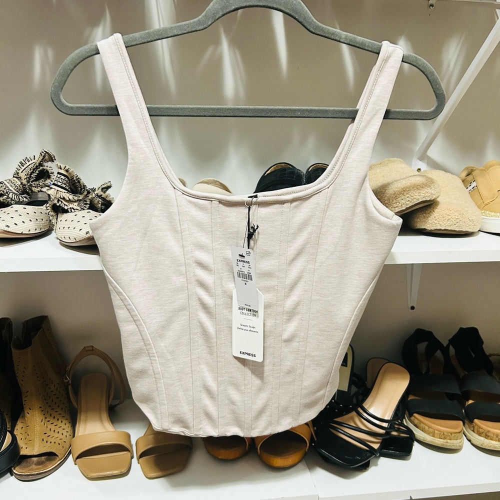 NWT! Body Contour High Compression Corset Tank